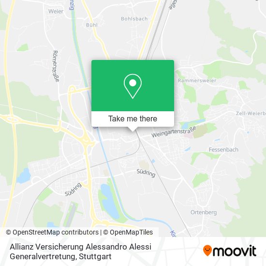Allianz Versicherung Alessandro Alessi Generalvertretung map