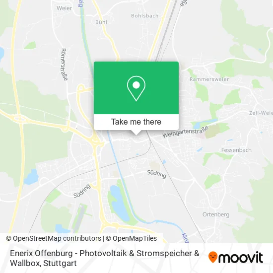 Карта Enerix Offenburg - Photovoltaik & Stromspeicher & Wallbox