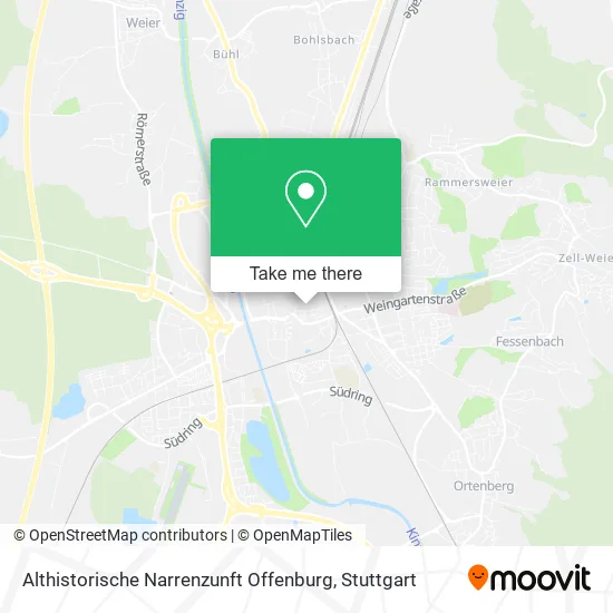 Карта Althistorische Narrenzunft Offenburg