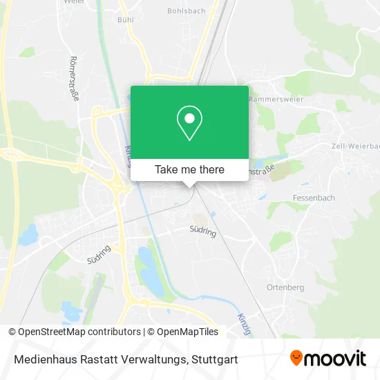 Карта Medienhaus Rastatt Verwaltungs