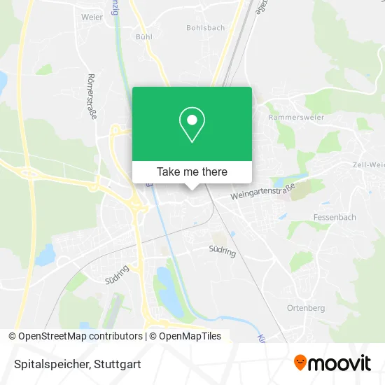 Карта Spitalspeicher