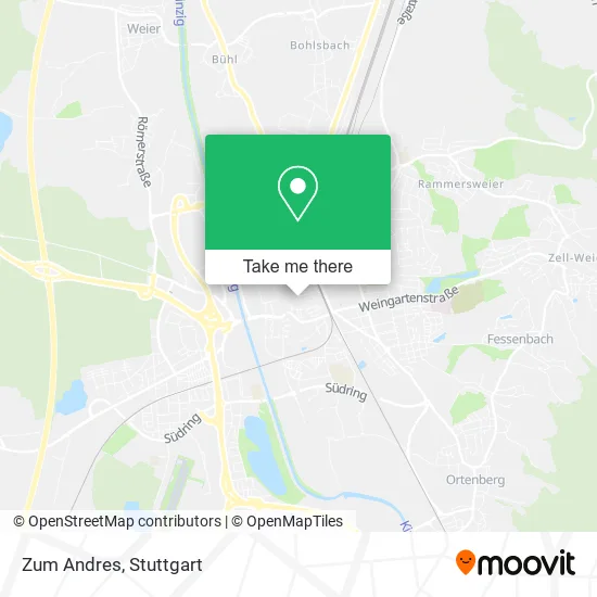 Карта Zum Andres