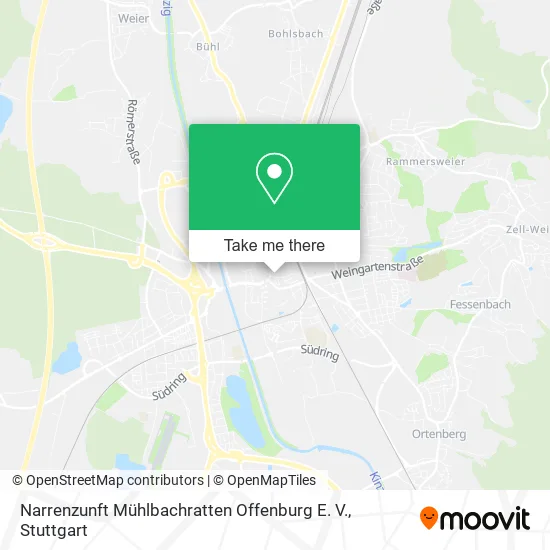 Карта Narrenzunft Mühlbachratten Offenburg E. V.