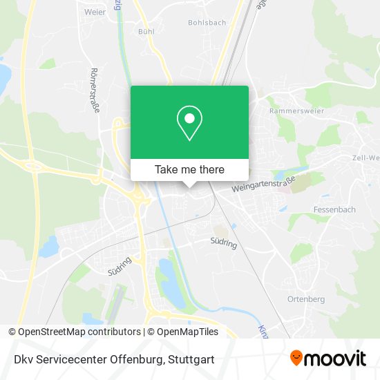 Dkv Servicecenter Offenburg map