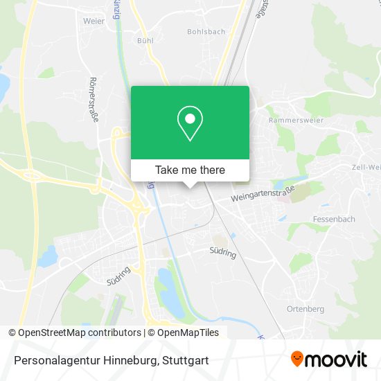 Personalagentur Hinneburg map