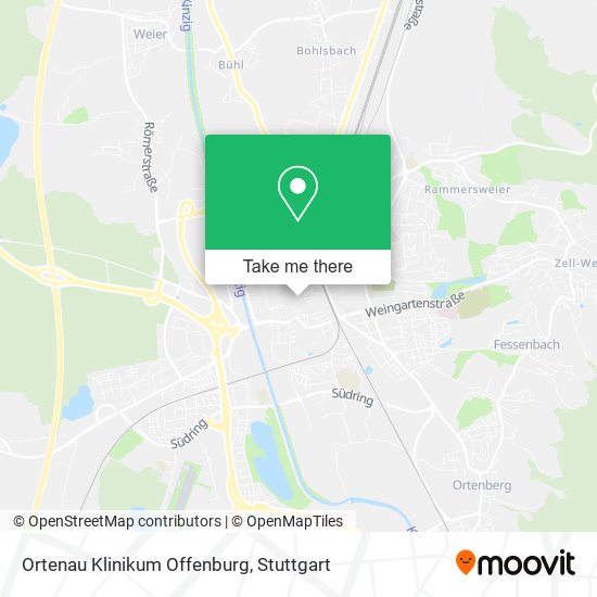 Ortenau Klinikum Offenburg map