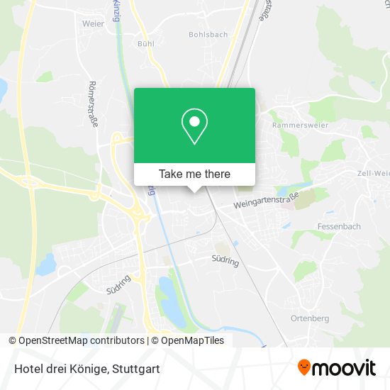 Hotel drei Könige map