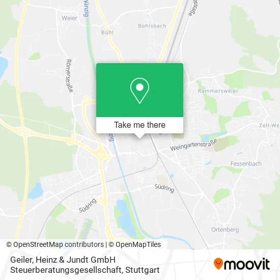 Карта Geiler, Heinz & Jundt GmbH Steuerberatungsgesellschaft