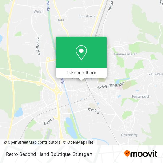 Retro Second Hand Boutique map