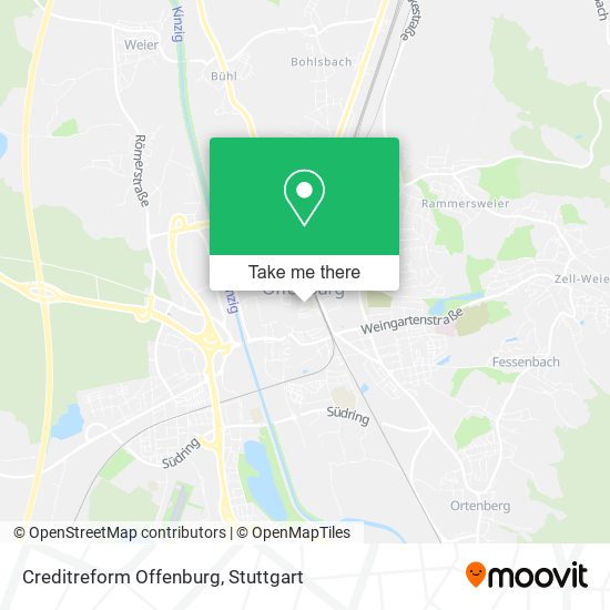 Карта Creditreform Offenburg