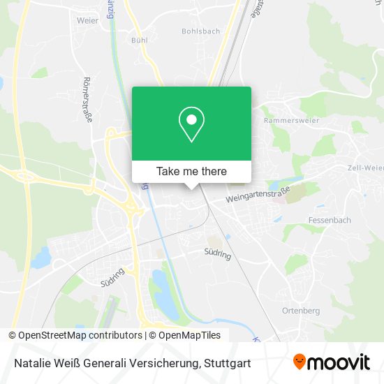 Natalie Weiß Generali Versicherung map