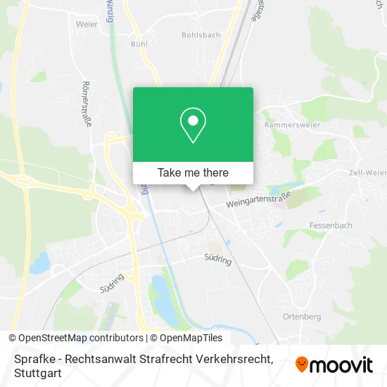 Карта Sprafke - Rechtsanwalt Strafrecht Verkehrsrecht