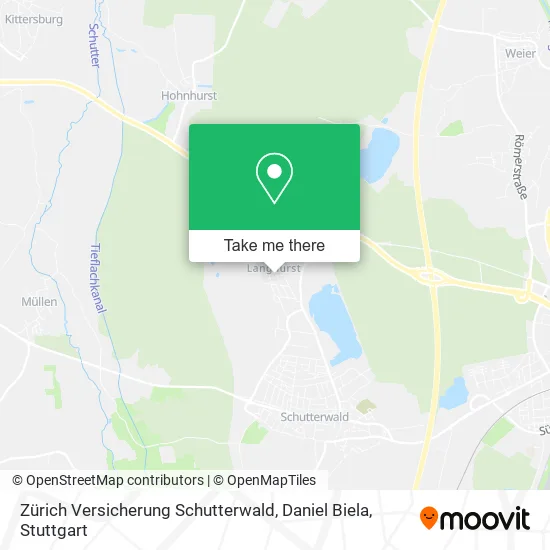 Карта Zürich Versicherung Schutterwald, Daniel Biela
