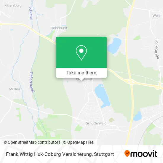 Карта Frank Wittig Huk-Coburg Versicherung