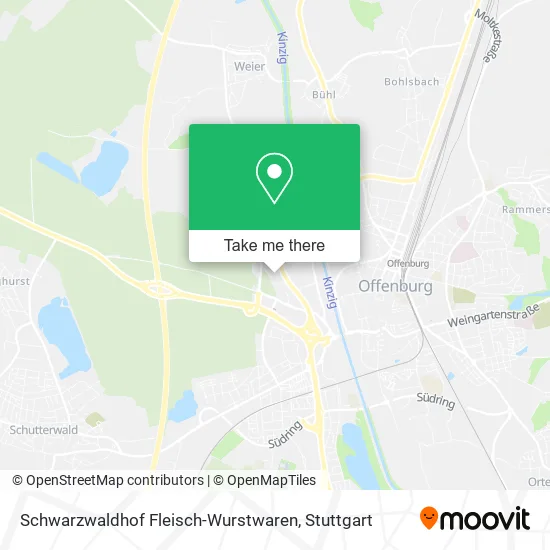 Карта Schwarzwaldhof Fleisch-Wurstwaren