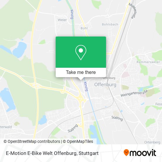 Карта E-Motion E-Bike Welt Offenburg