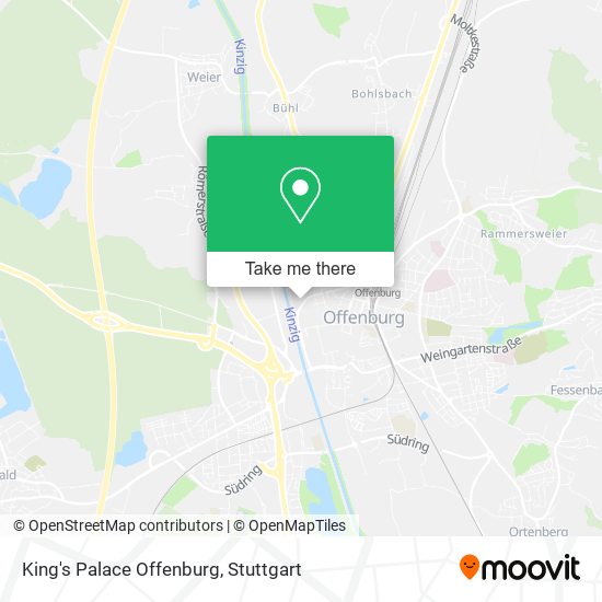 King's Palace Offenburg map