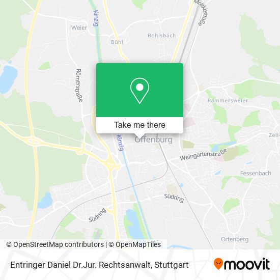 Entringer Daniel Dr.Jur. Rechtsanwalt map