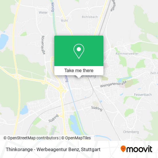 Thinkorange - Werbeagentur Benz map
