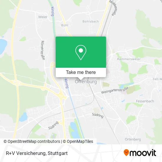 R+V Versicherung map