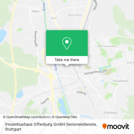 Карта Vinzentiushaus Offenburg GmbH Seniorendienste