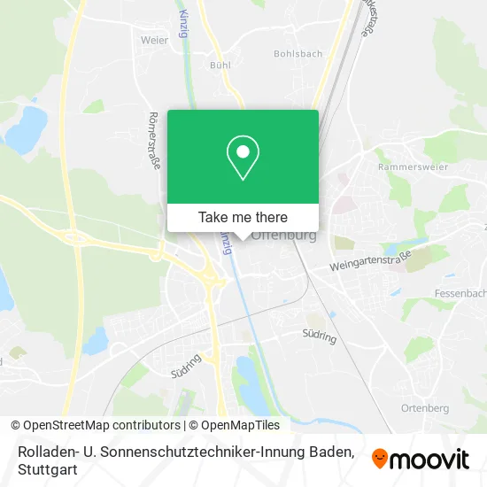 Карта Rolladen- U. Sonnenschutztechniker-Innung Baden