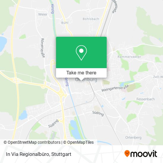 In Via Regionalbüro map