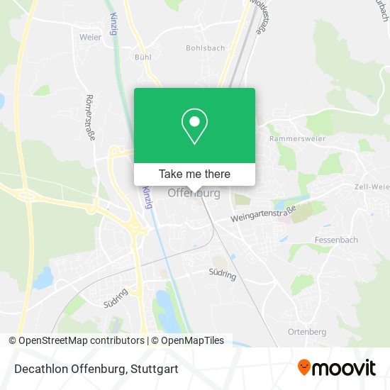 Decathlon Offenburg map