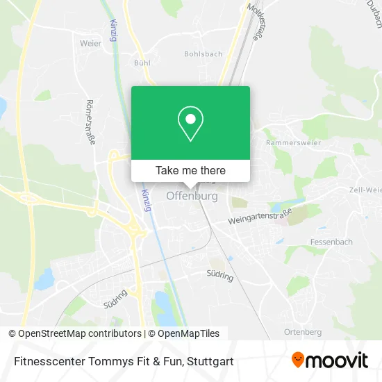Карта Fitnesscenter Tommys Fit & Fun