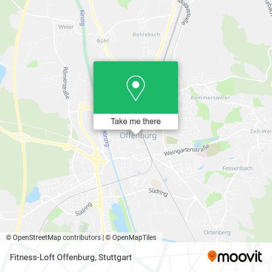 Fitness-Loft Offenburg map