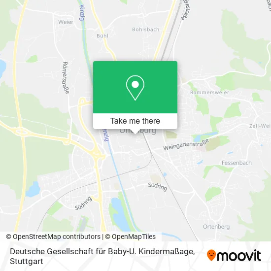 Карта Deutsche Gesellschaft für Baby-U. Kindermaßage