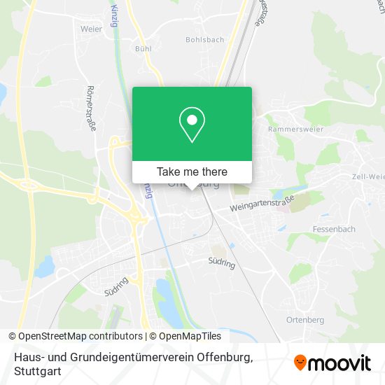 Haus- und Grundeigentümerverein Offenburg map