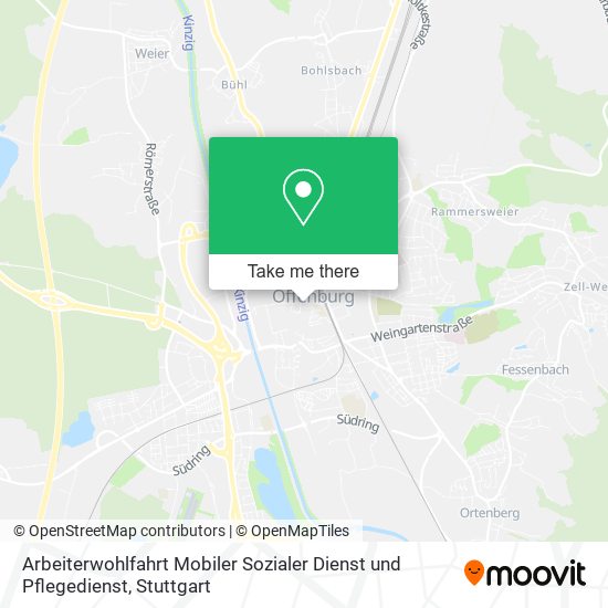 Карта Arbeiterwohlfahrt Mobiler Sozialer Dienst und Pflegedienst