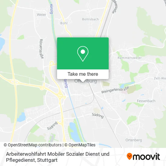 Arbeiterwohlfahrt Mobiler Sozialer Dienst und Pflegedienst map