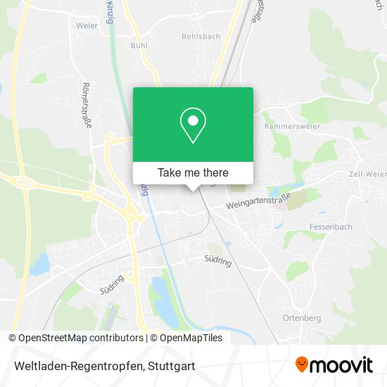 Карта Weltladen-Regentropfen