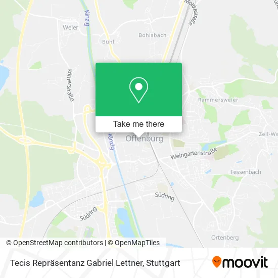 Карта Tecis Repräsentanz Gabriel Lettner