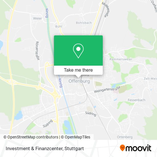 Investment & Finanzcenter map