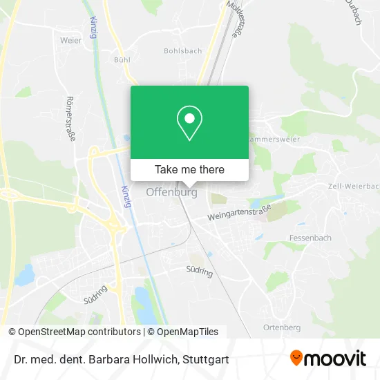 Карта Dr. med. dent. Barbara Hollwich