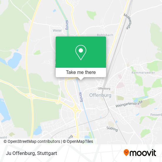 Ju Offenburg map