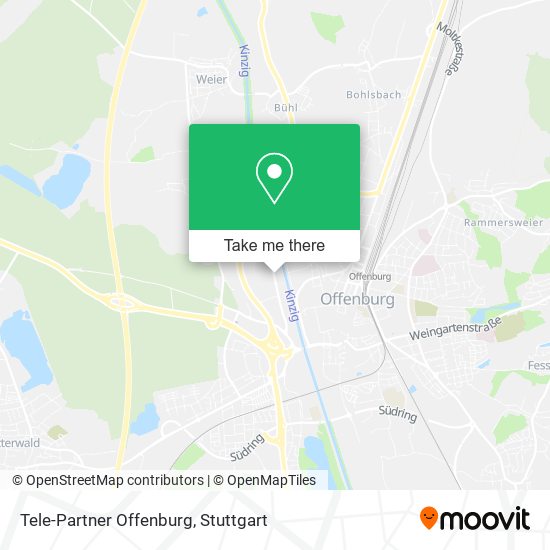Карта Tele-Partner Offenburg