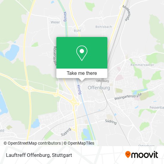 Lauftreff Offenburg map