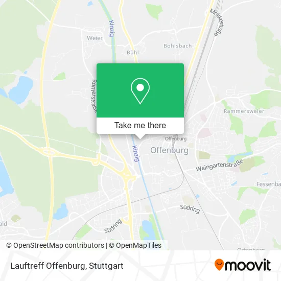 Карта Lauftreff Offenburg