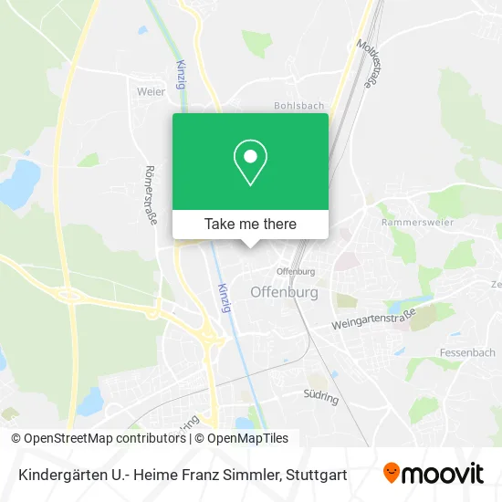 Карта Kindergärten U.- Heime Franz Simmler
