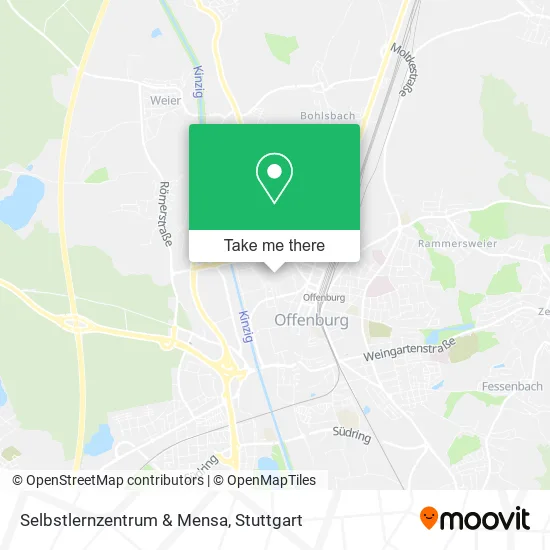 Карта Selbstlernzentrum & Mensa