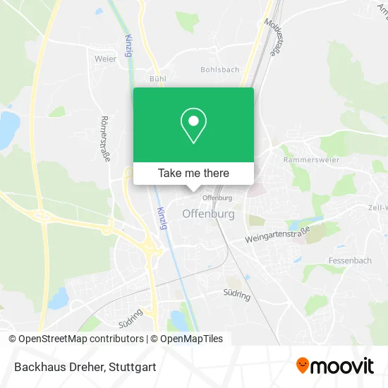 Карта Backhaus Dreher