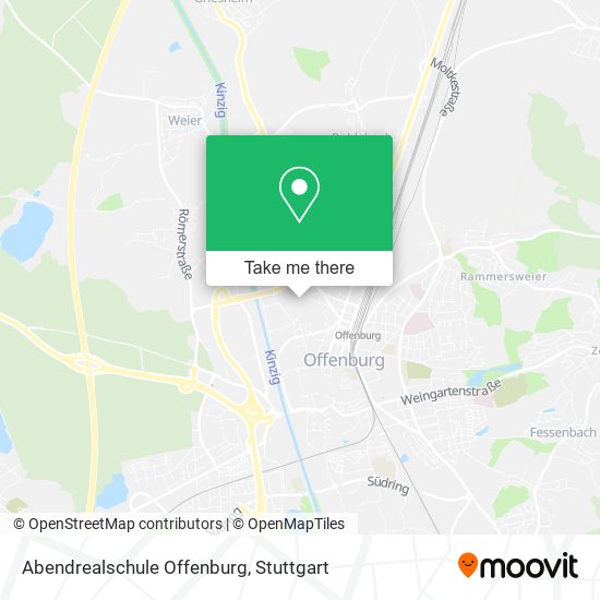 Abendrealschule Offenburg map
