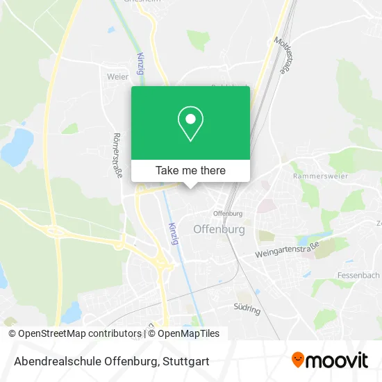 Карта Abendrealschule Offenburg