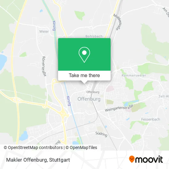 Карта Makler Offenburg