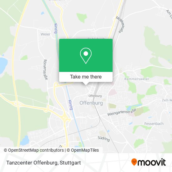Карта Tanzcenter Offenburg