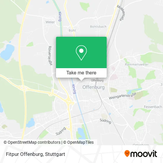 Карта Fitpur Offenburg